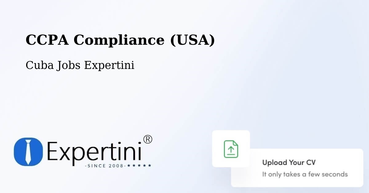 CCPA Privacy Rights & Compliance Notice – Nuevitas - Cuba Jobs Expertini