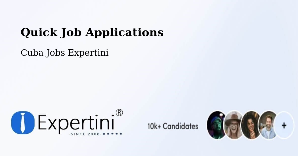 Quick Apply Feature – Nuevitas - Cuba Jobs Expertini