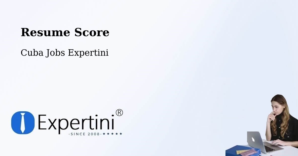 Resume Score & Job Description Match Tool – Nuevitas - Cuba Jobs Expertini
